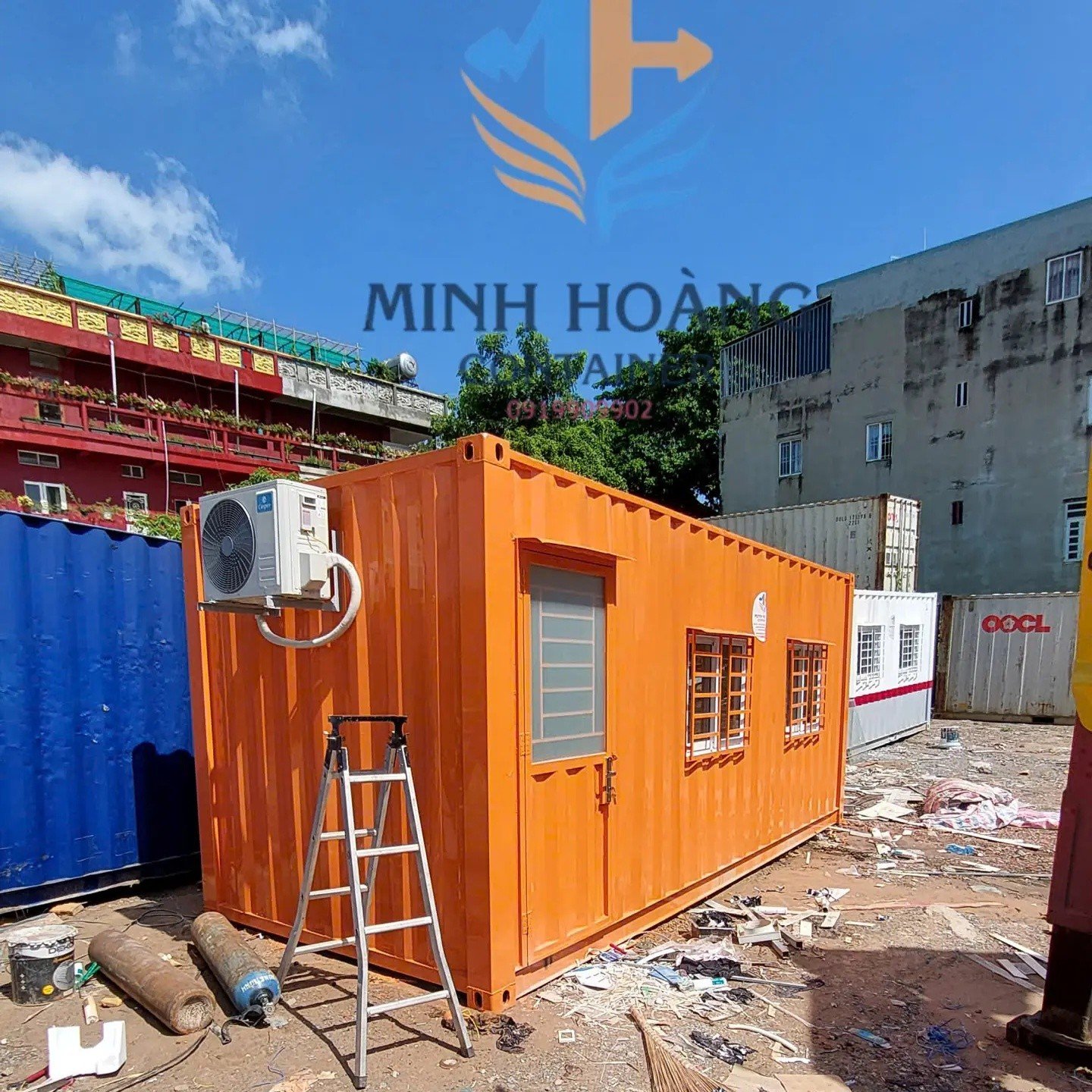 Container Văn Phòng 20 Feet Cam